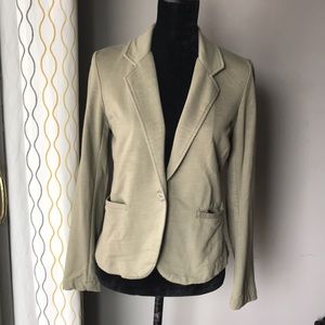 Single Button Stretch Casual Blazer